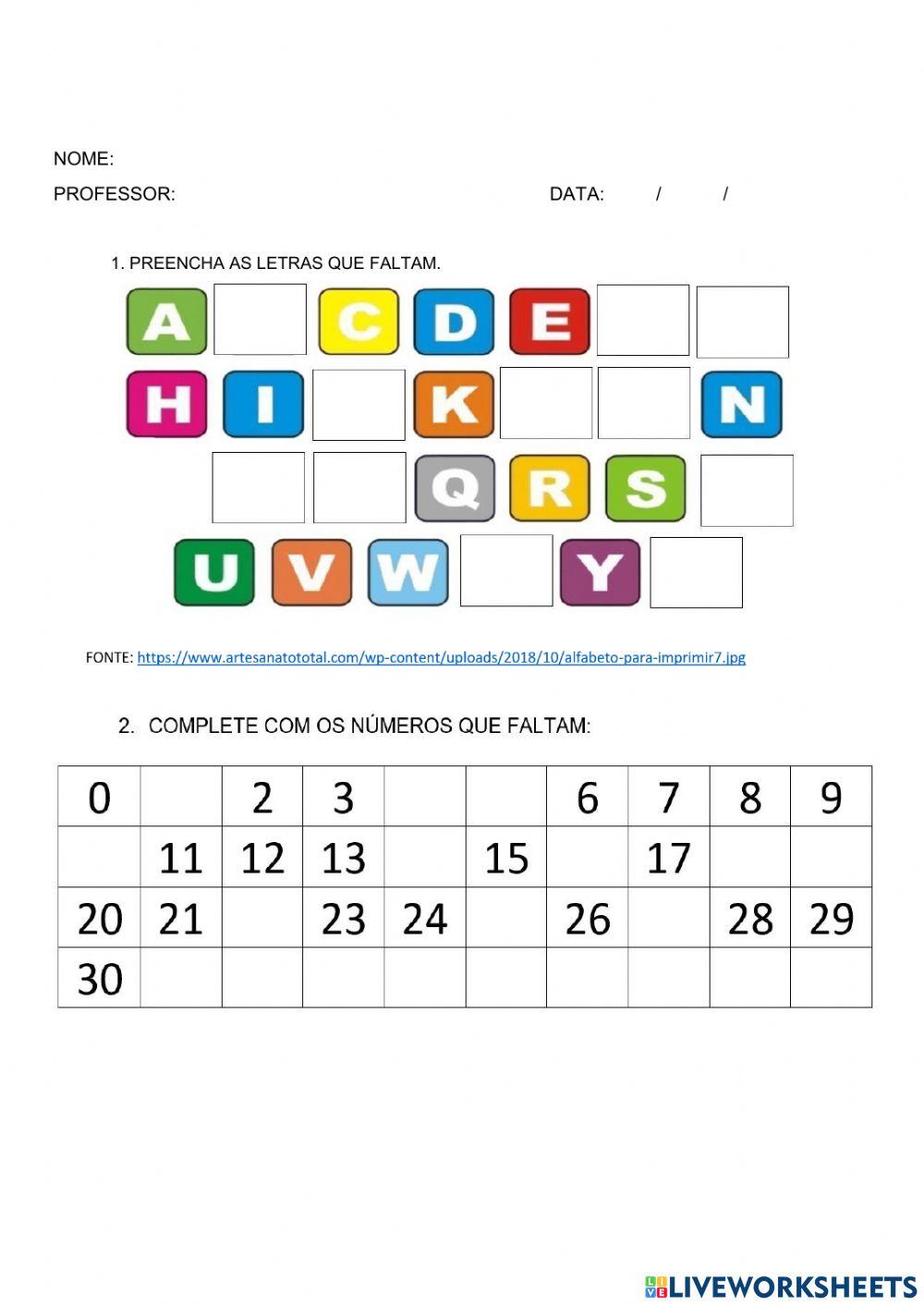 Sequência Didática Alfabeto 3