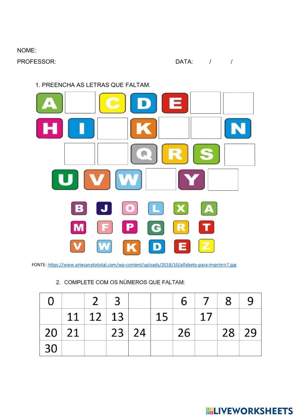 Sequência Didática Alfabeto 4