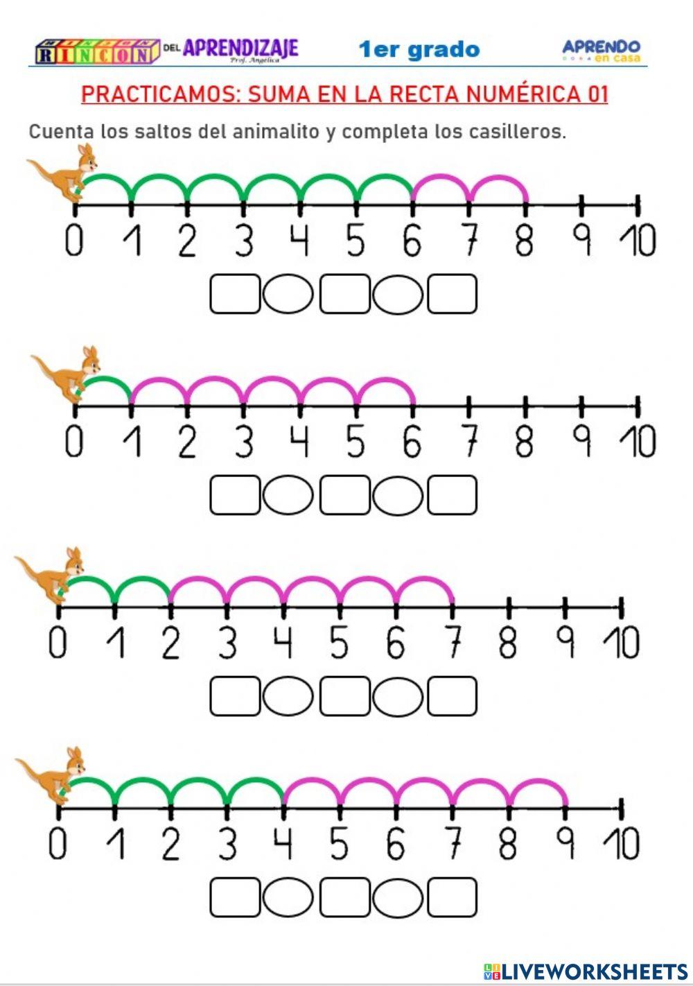 Suma en la recta numérica 02