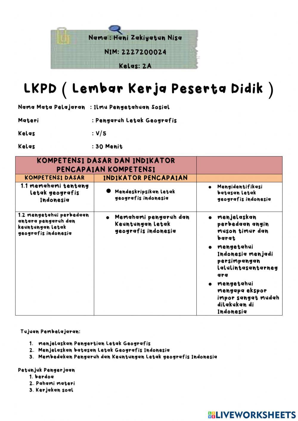 Pengaruh&keuntungan Letak Geografis
