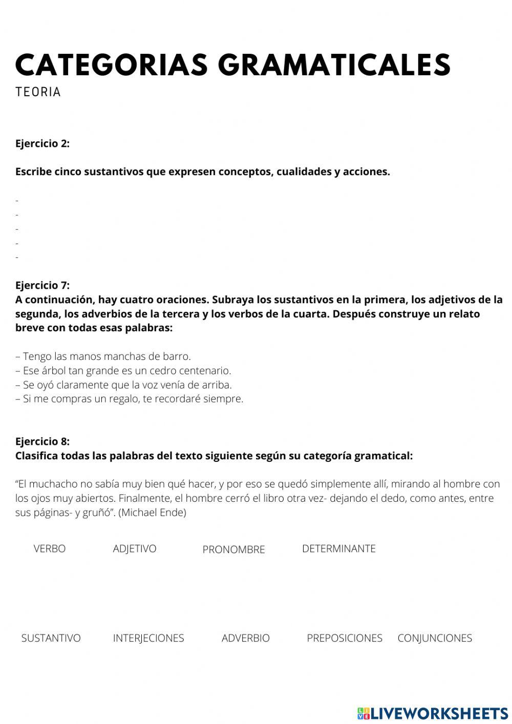 Examen de castellano