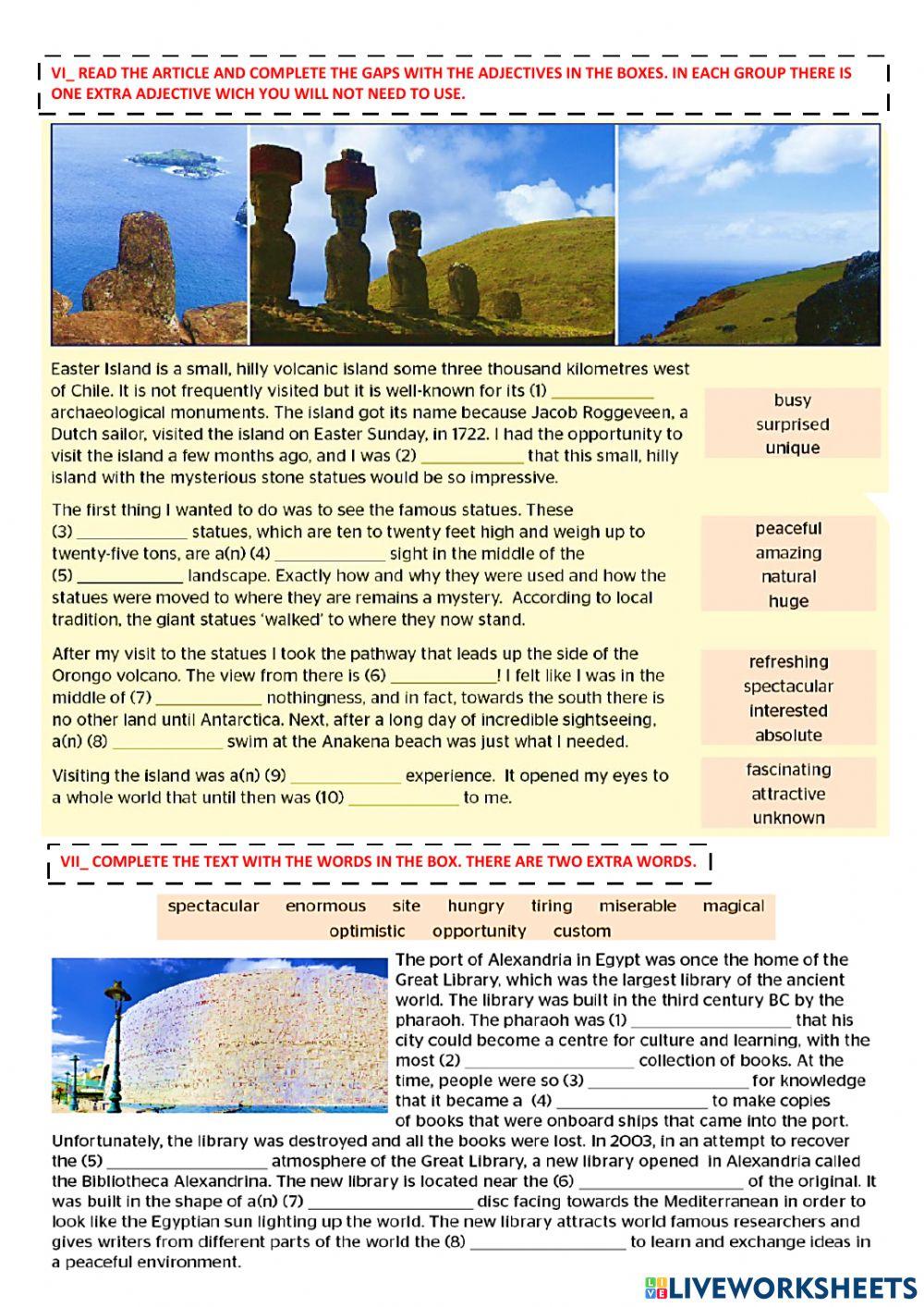 Final exam - Intermediate 9 - 2nd part - Mod 2&3