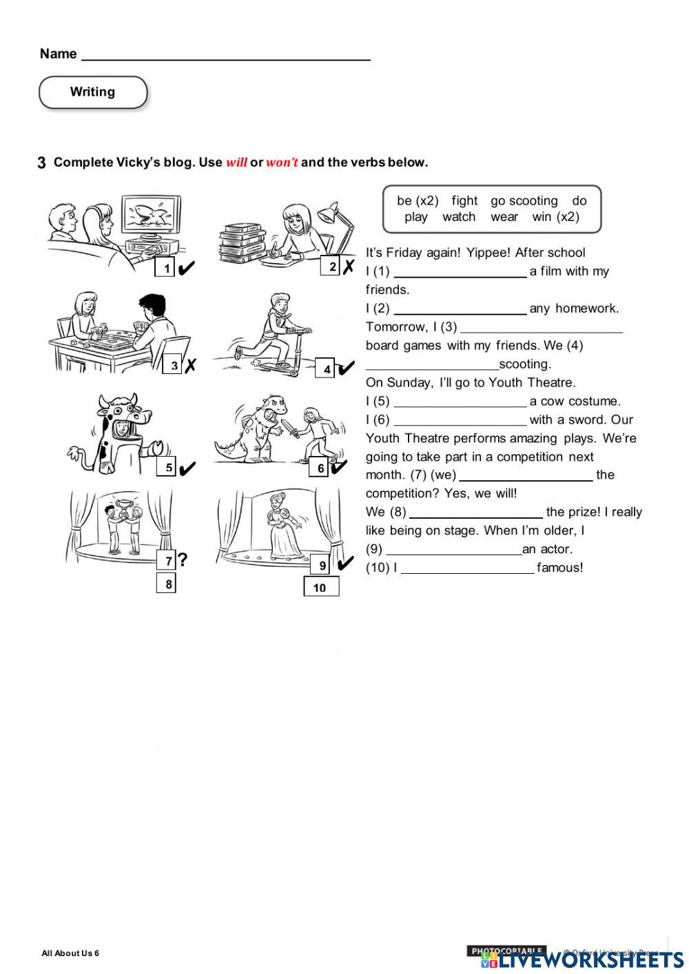 Exam Unit 6- 6th Grade