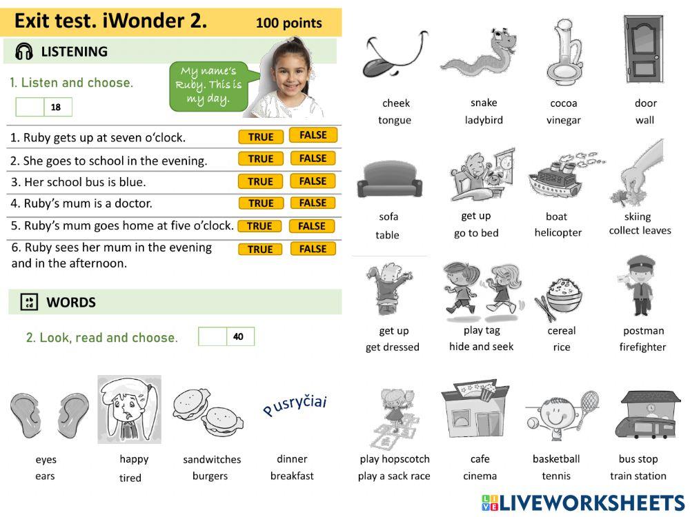 Exit. iWonder2. Adapted