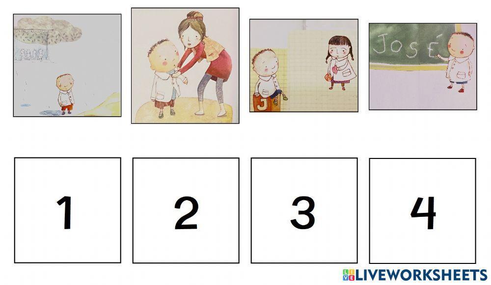 SECUENCIA EL NOMBRE DE JOSÉ