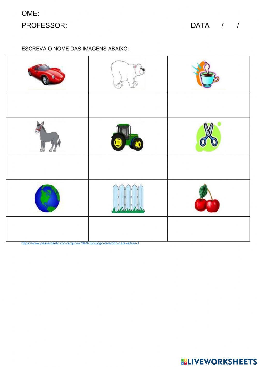 Escrevas as Palavras