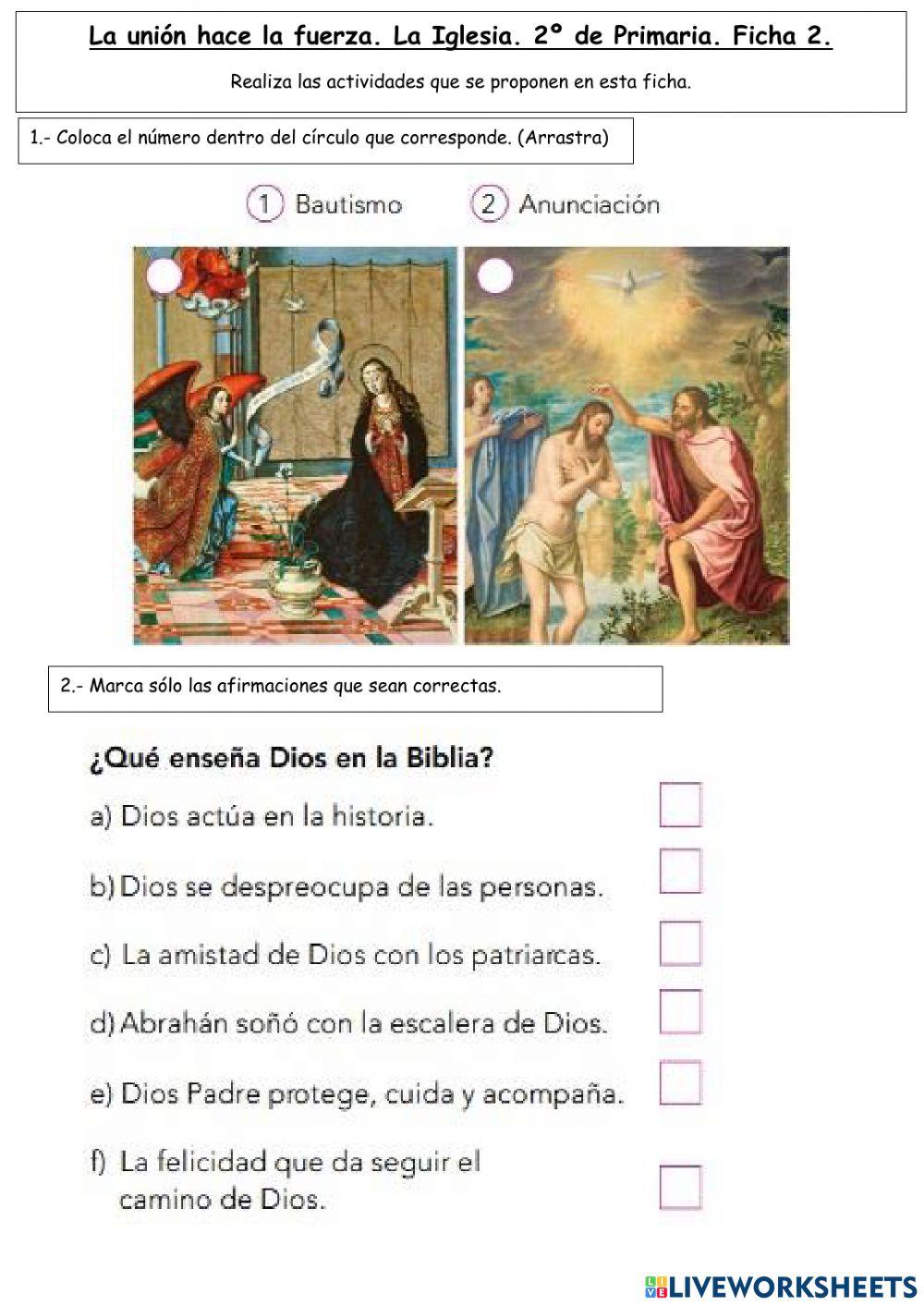 La unión hace la fuerza. La Iglesia. 2º de Primaria.Tierno Galván
