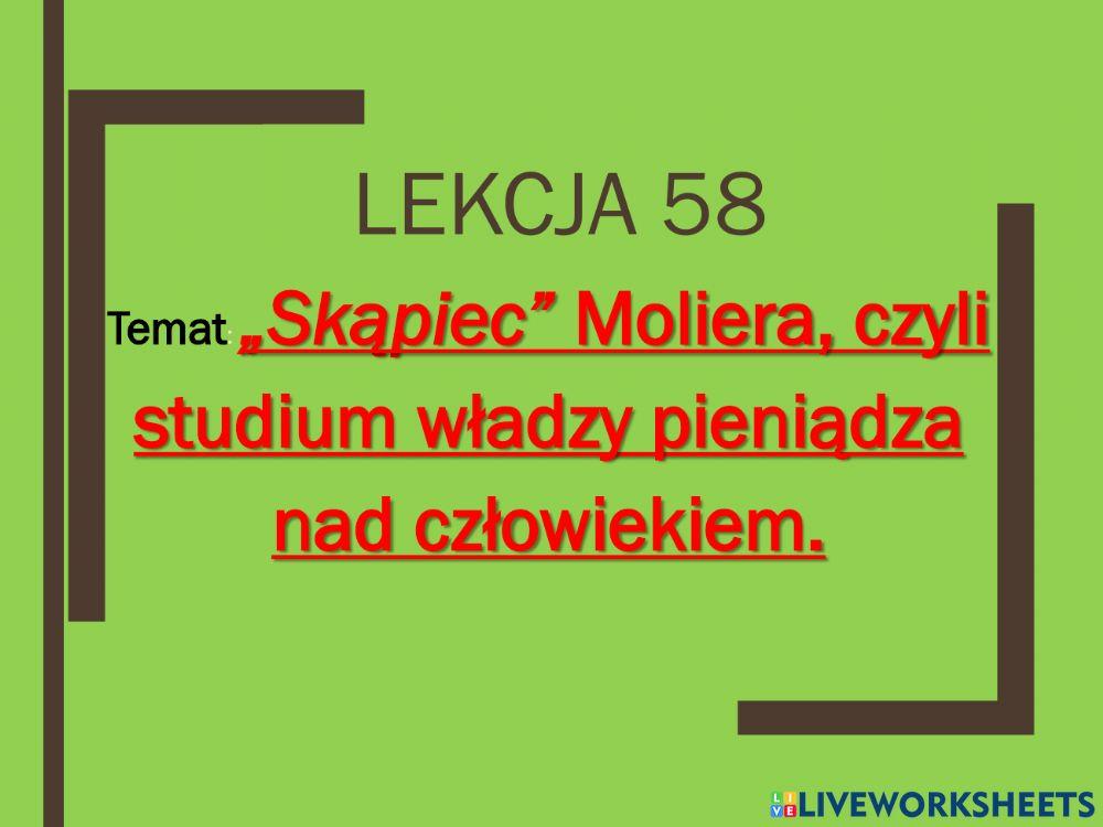 Molier skąpiec
