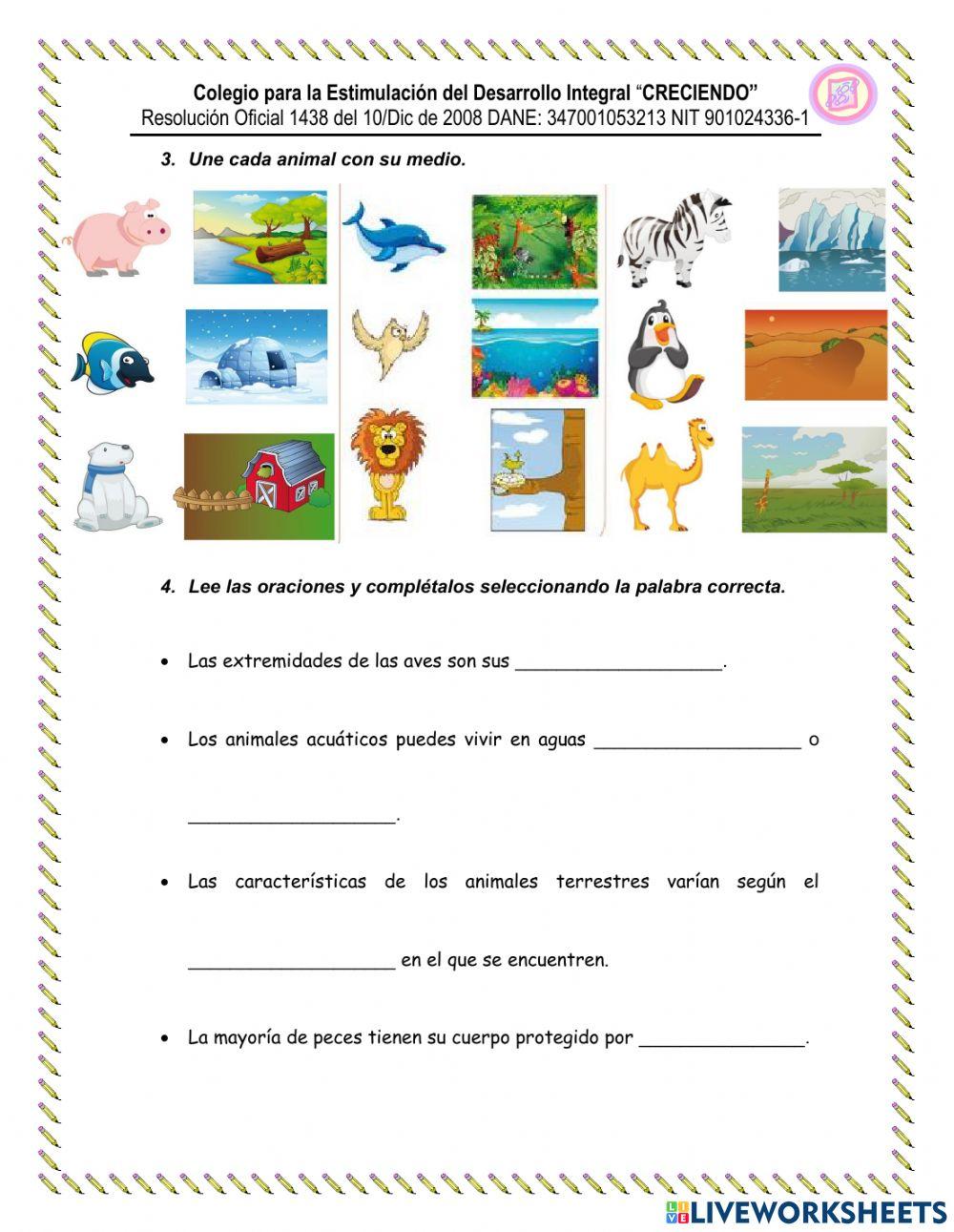 Cuestionario naturales