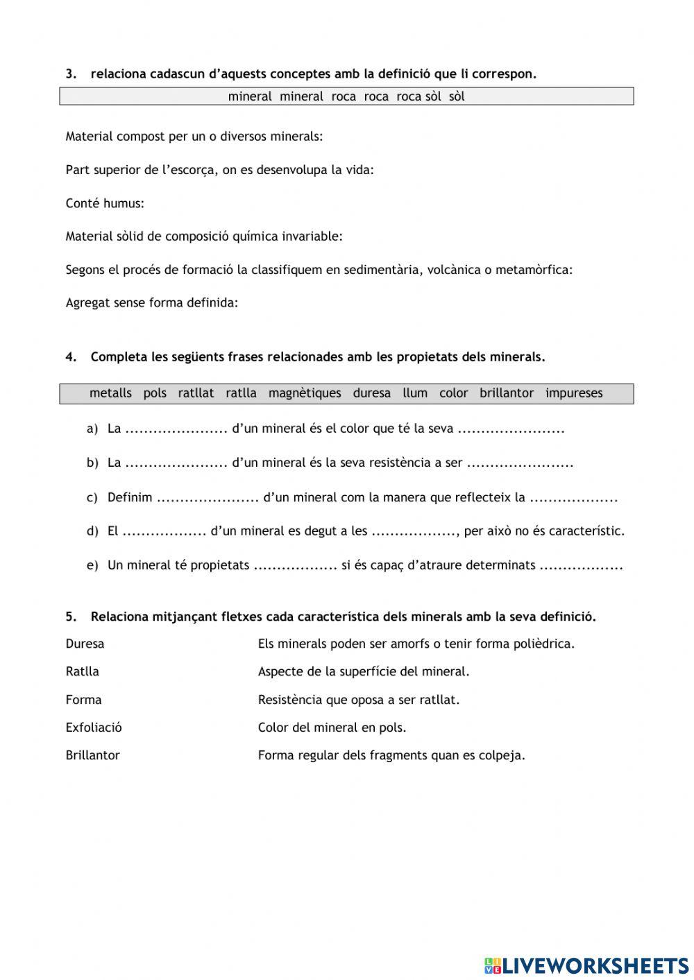 Repàs de la geosfera