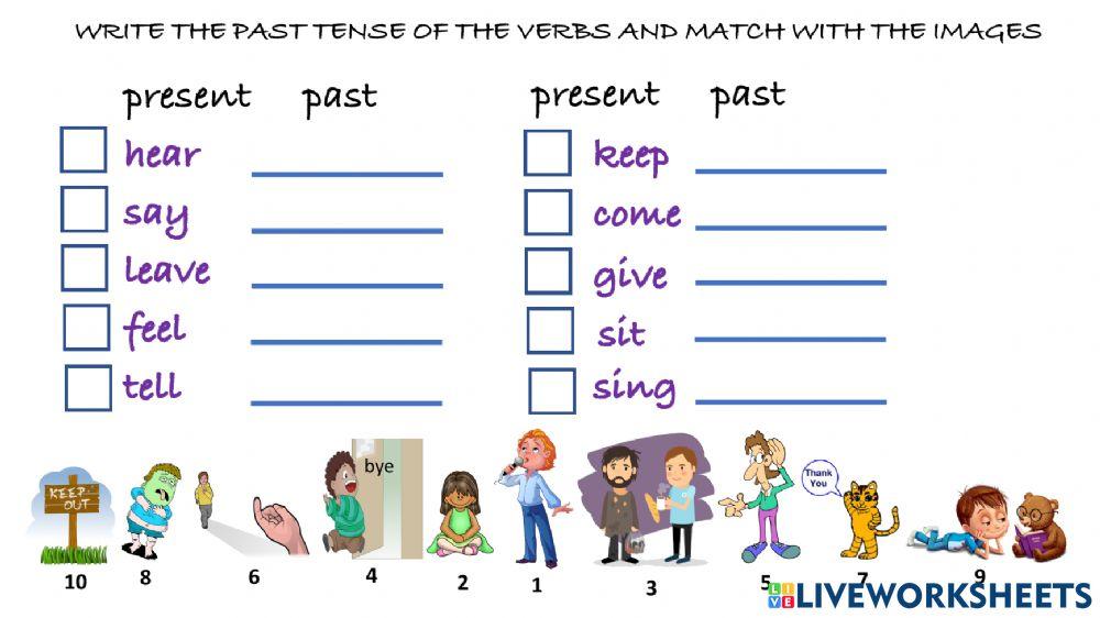 Verbs in past