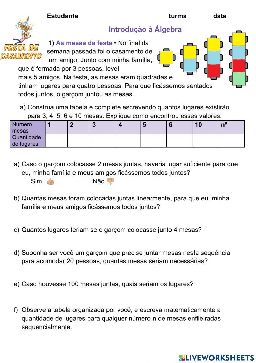 Sequência, Padrão e Regularidade 2