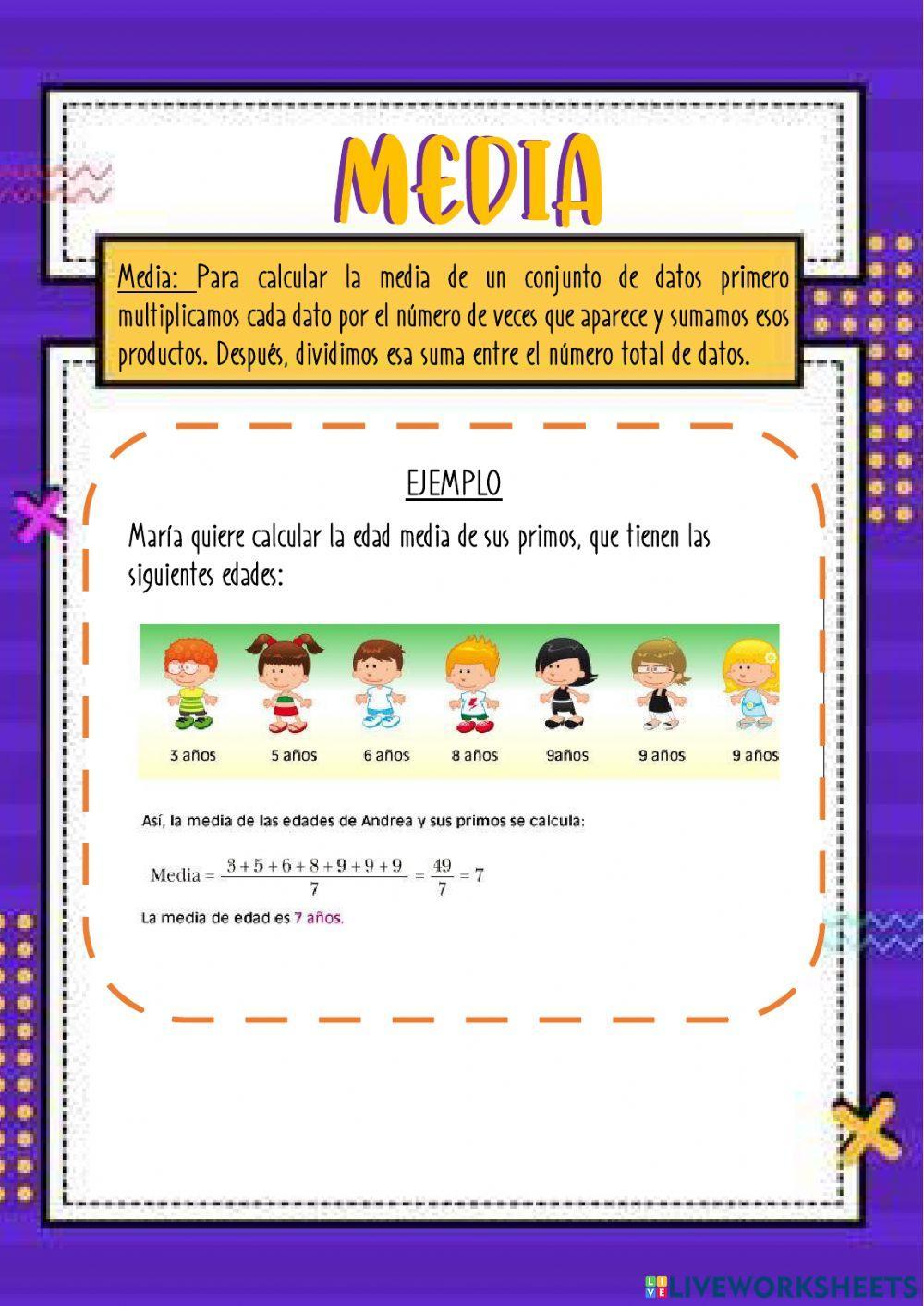 Estadística. media Estadística. media