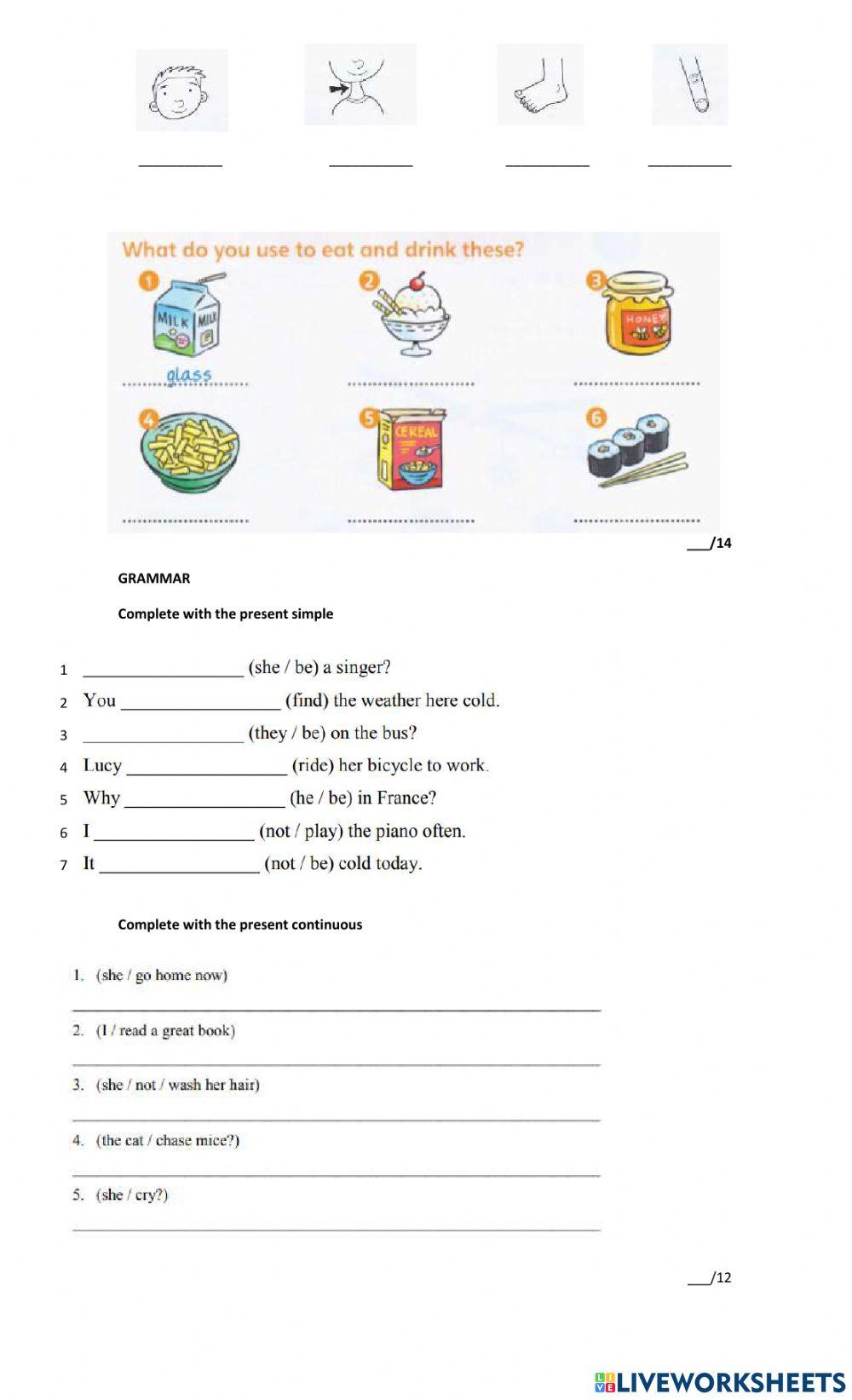 Progress test June 2021