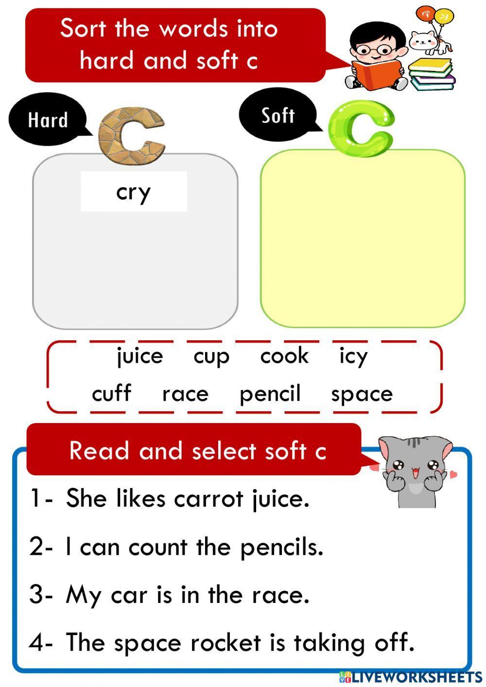 Sort hard and soft c