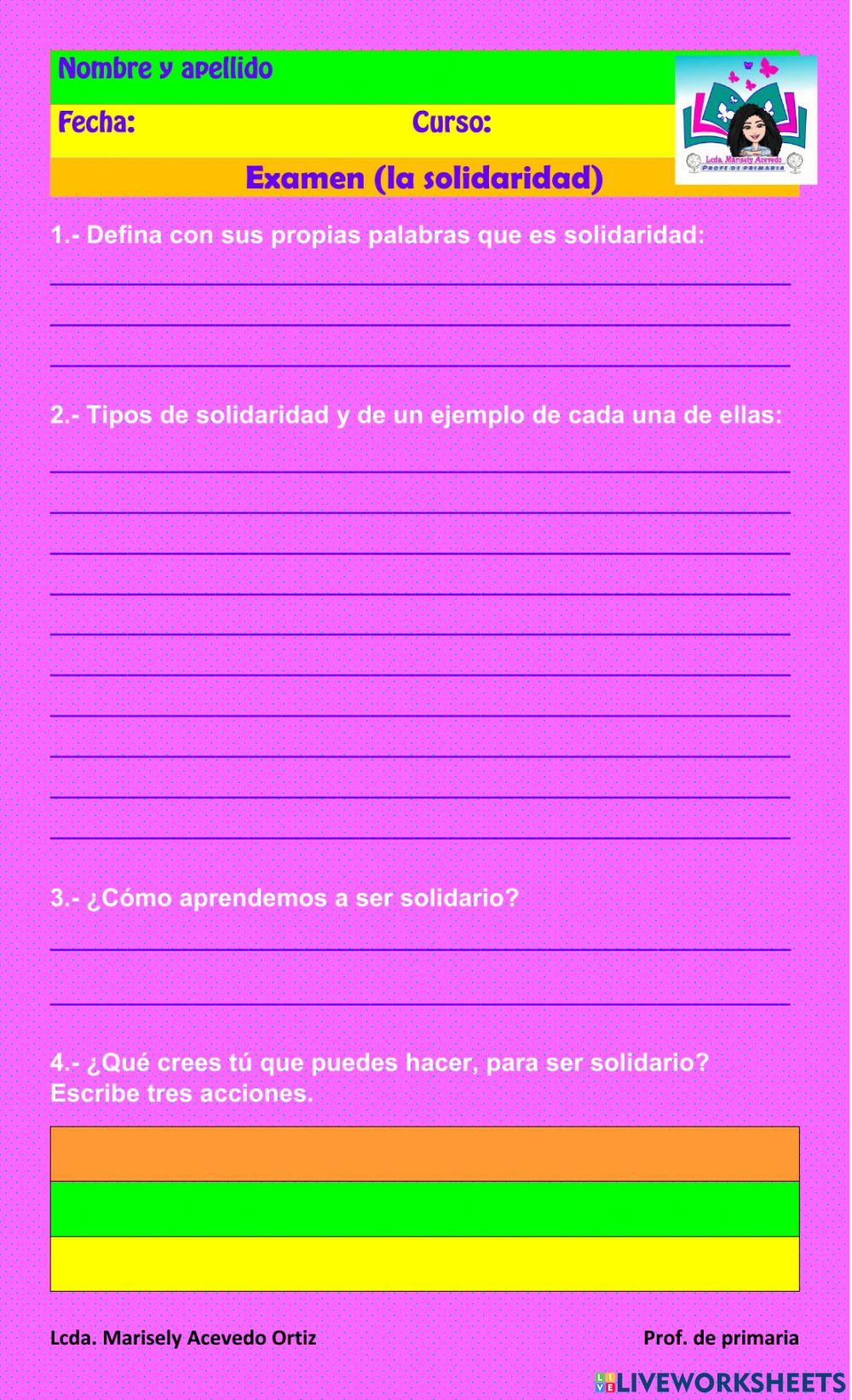 El valor de la solidaridad