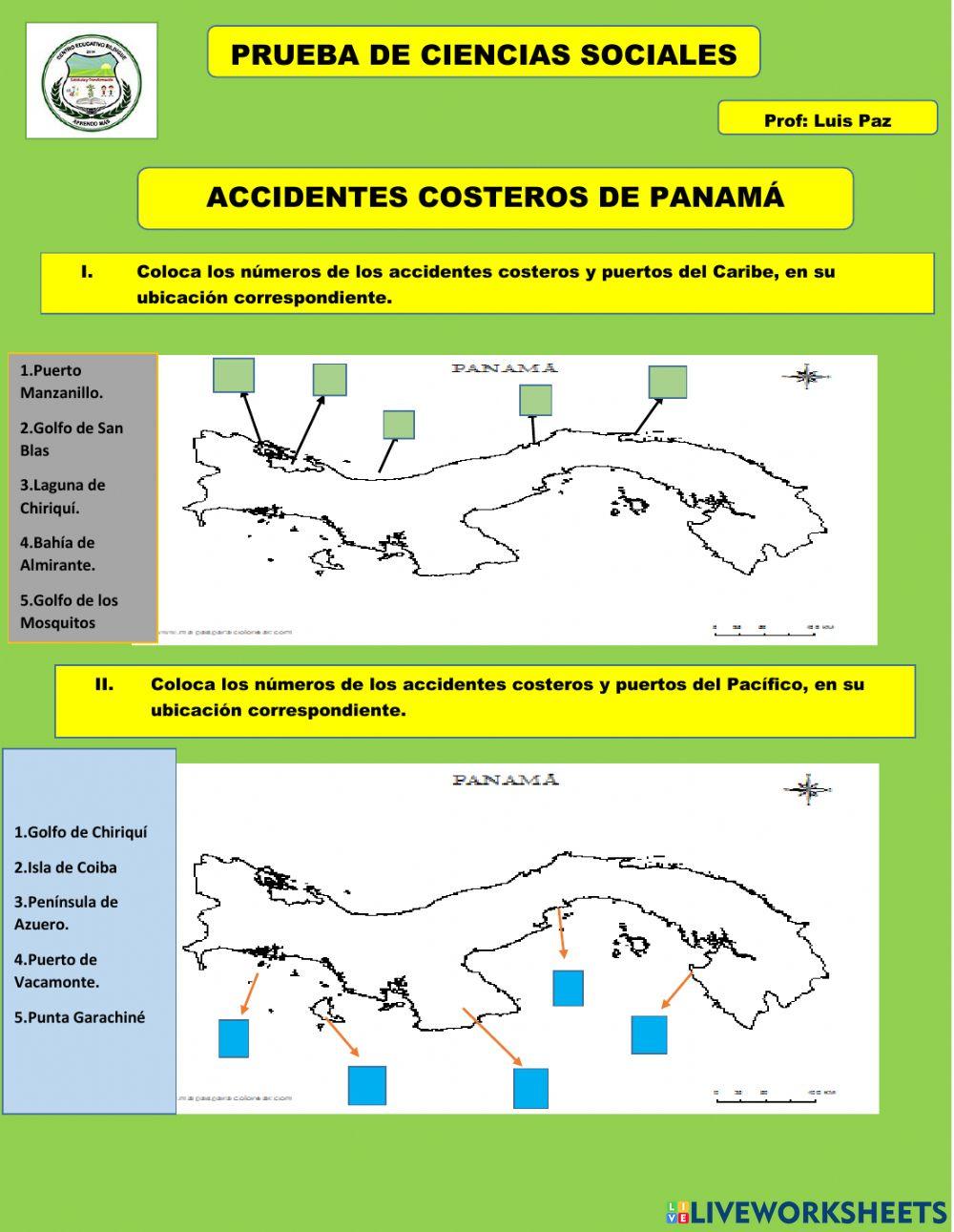 Accidentes costeros de Panamá