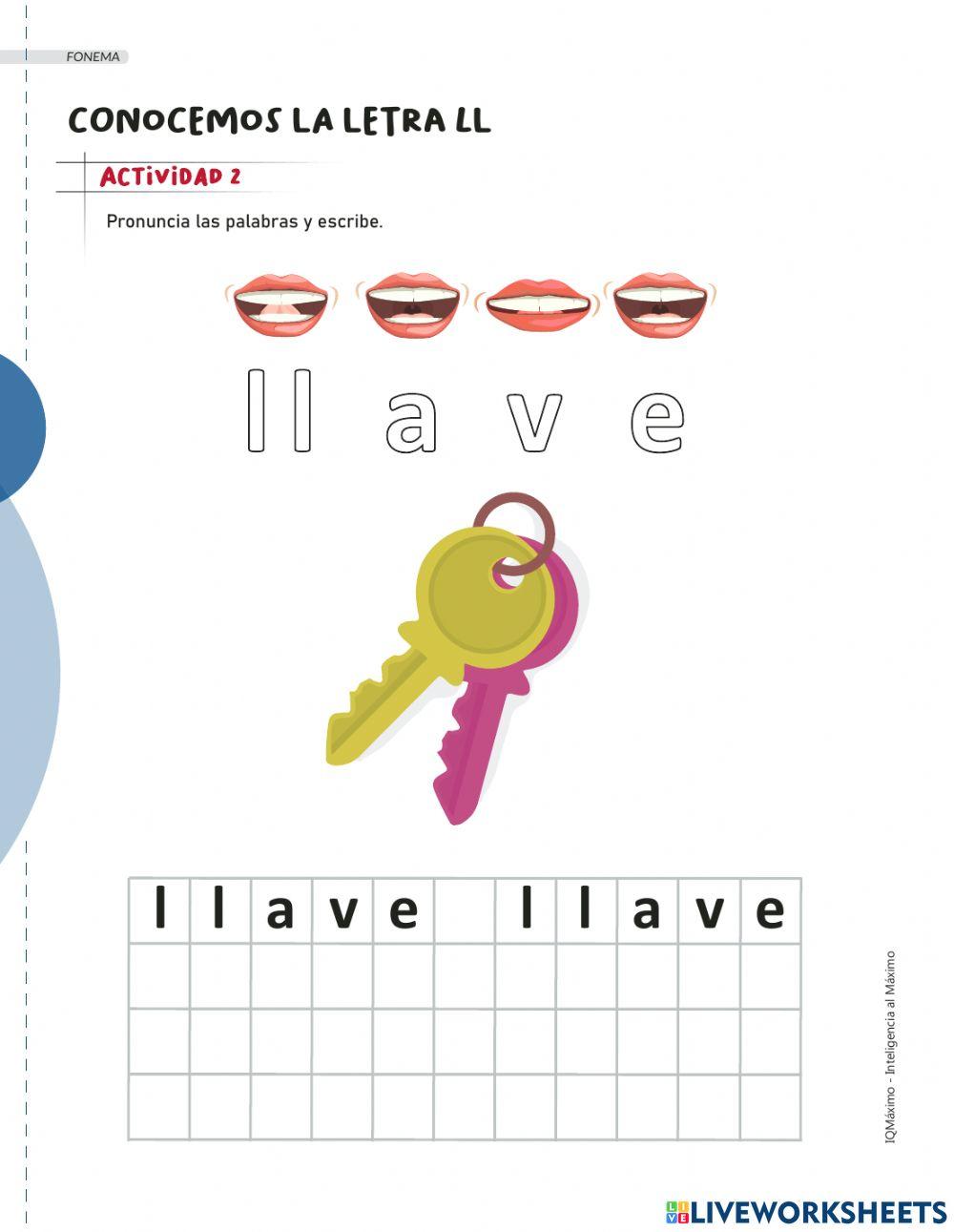 Actividad 2 letra ll