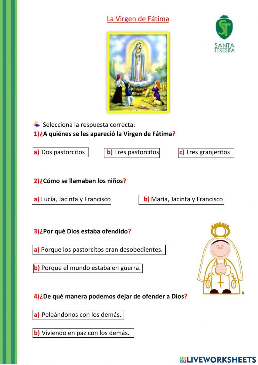 La Virgen de Fátima