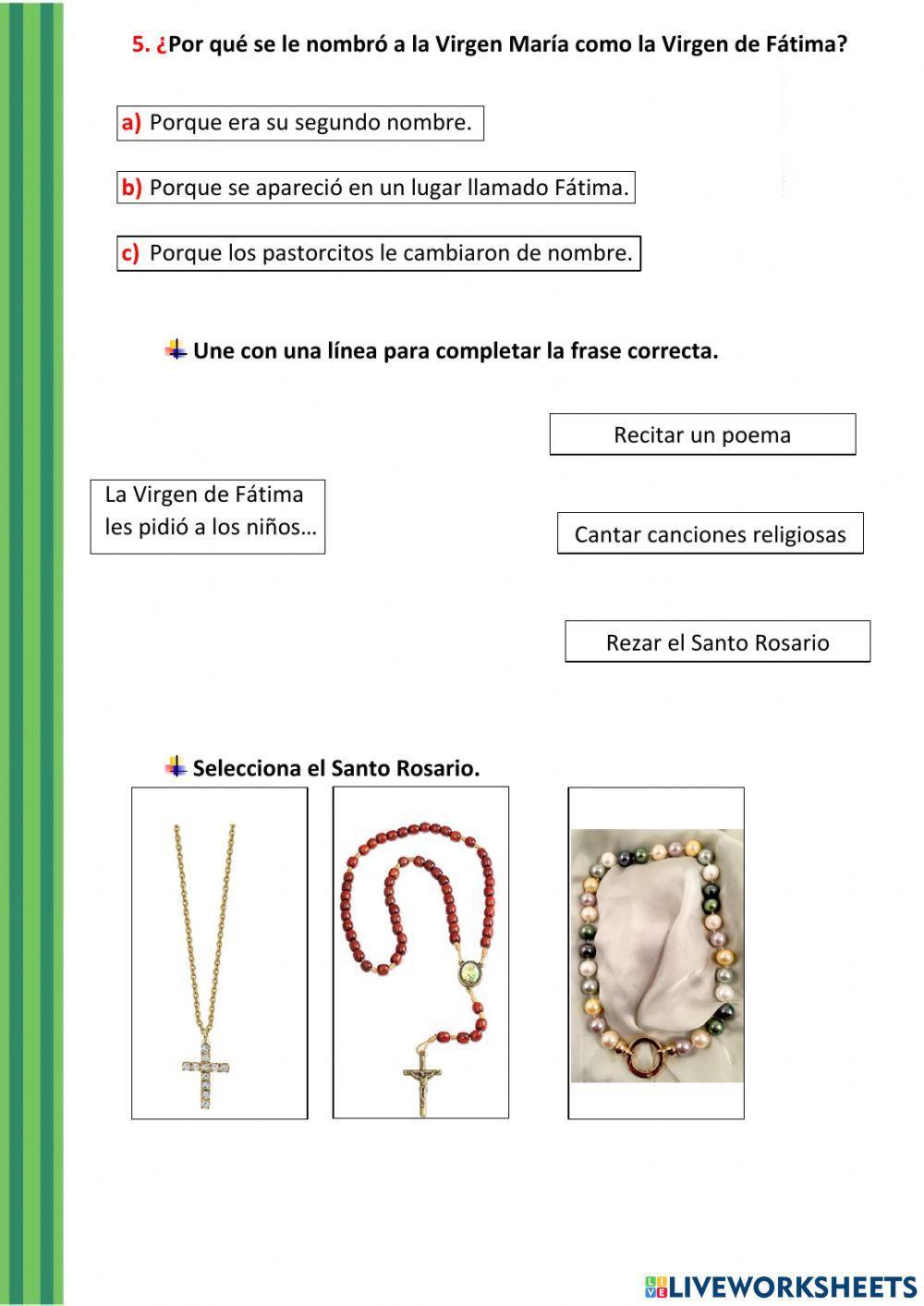 La Virgen de Fátima