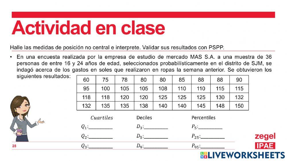 Medidas de Posición no Central 5