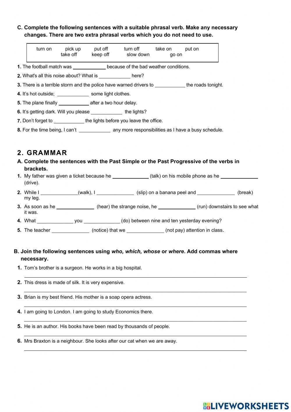 1047397 | Intermediate B1 - Test 2 | Sandra Cheng Castro