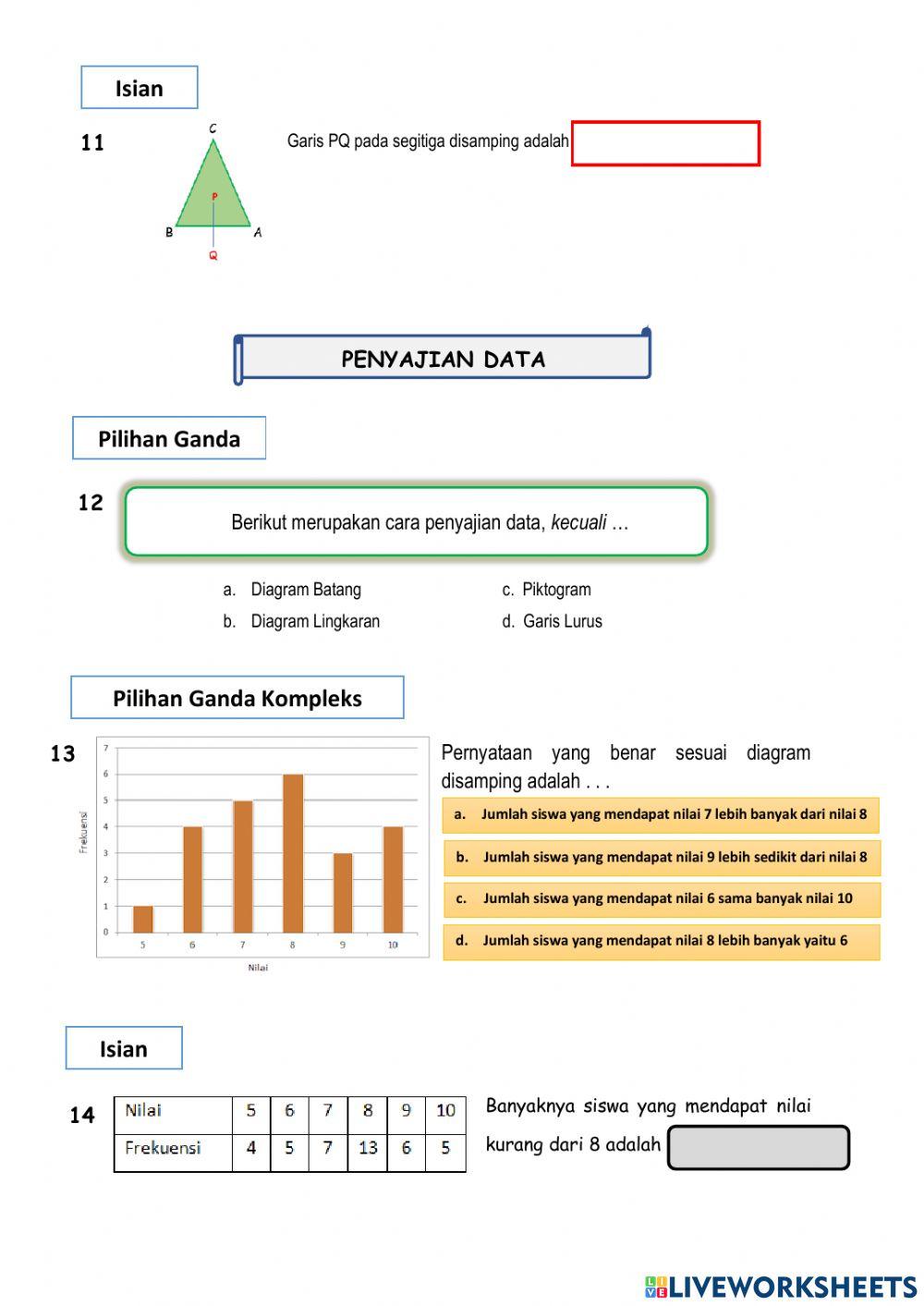 Penilaian Akhir Semester Genap T.P 2020-2021