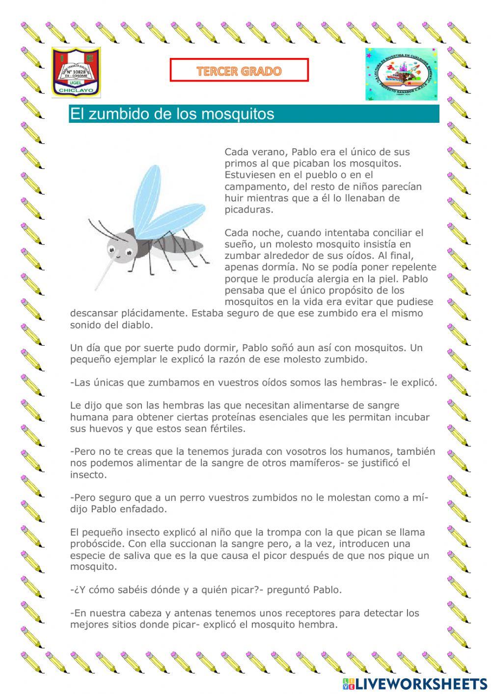El zumbido de los mosquitos