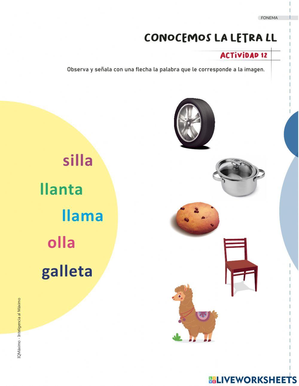 Actividad 12 letra ll