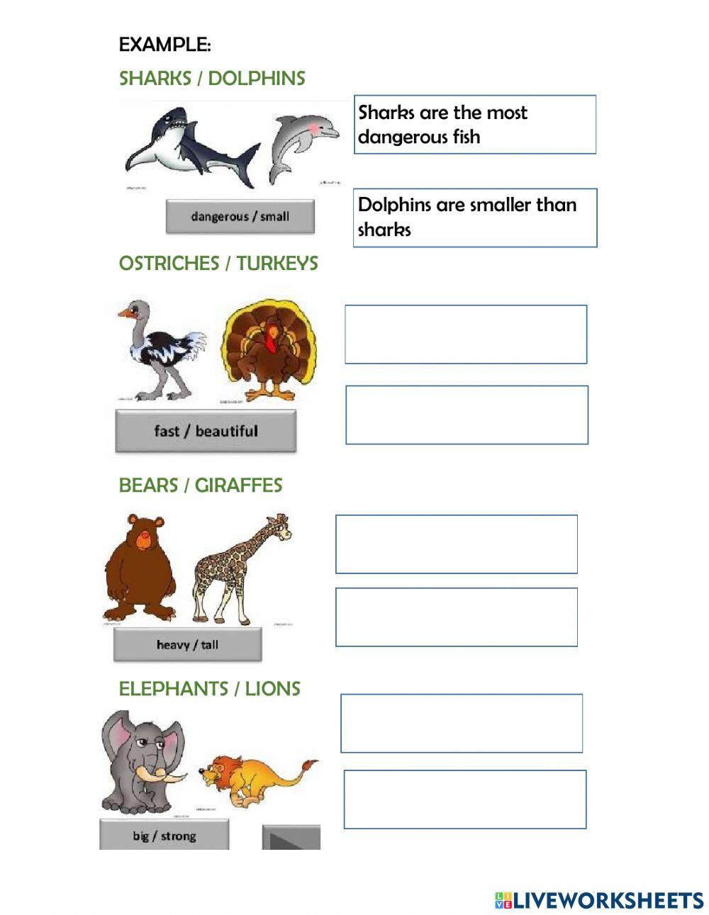 Comparatives & superlatives