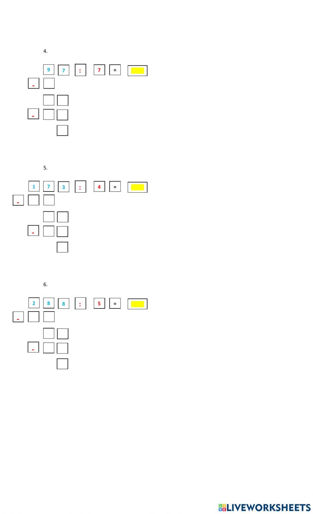 División de números naturales