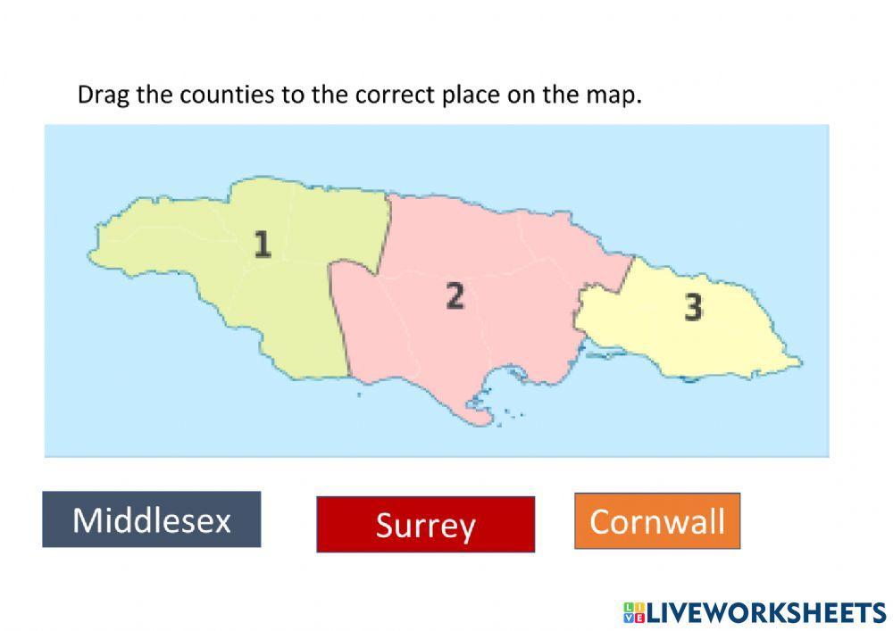 Jamaica Counties