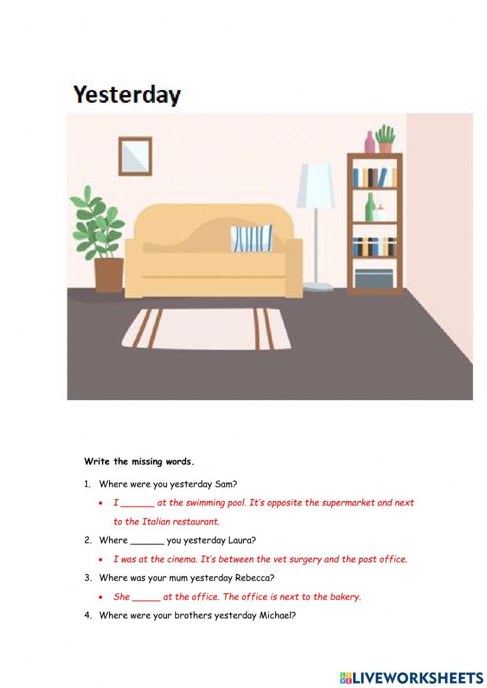 Final oral exam preparation