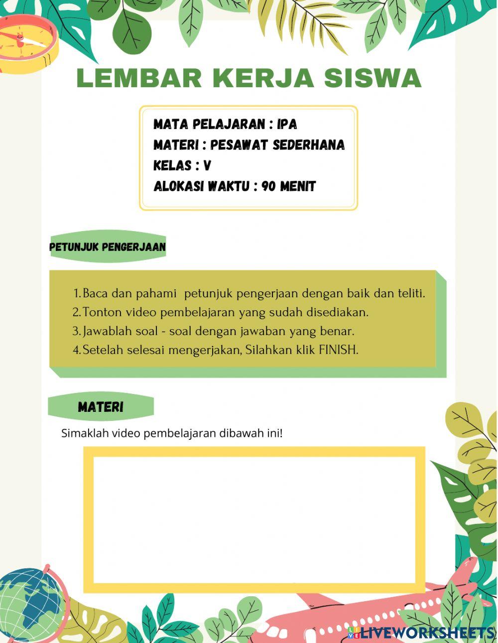Lembar kerja siswa