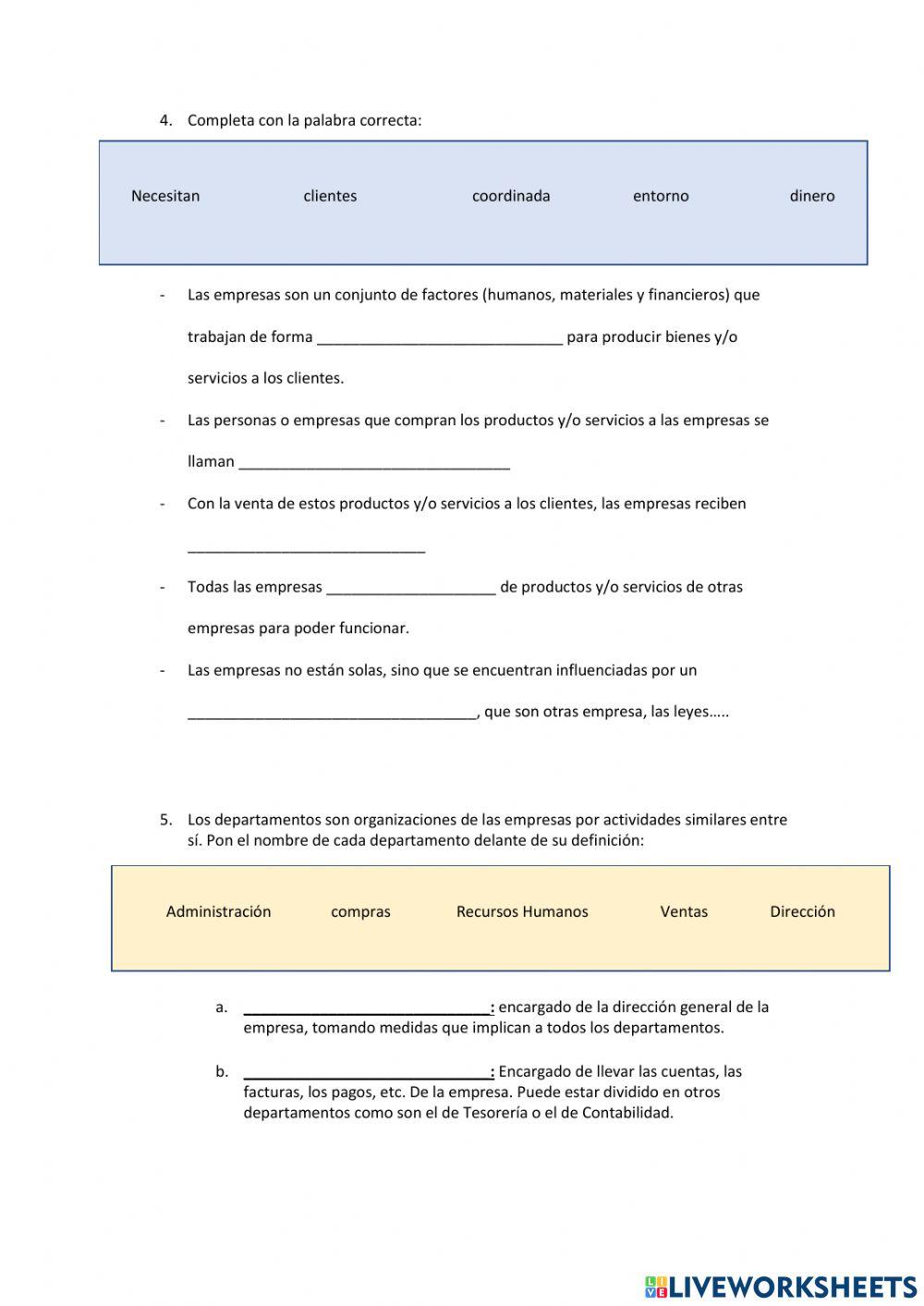Repaso Empresa y RRHH