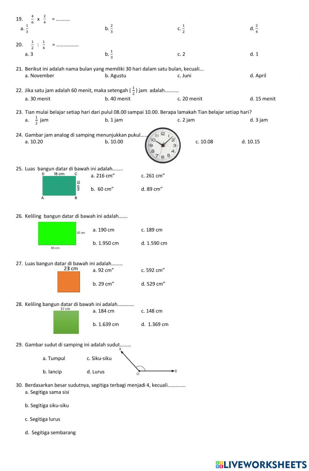 Ujian Akhir Semester II MM