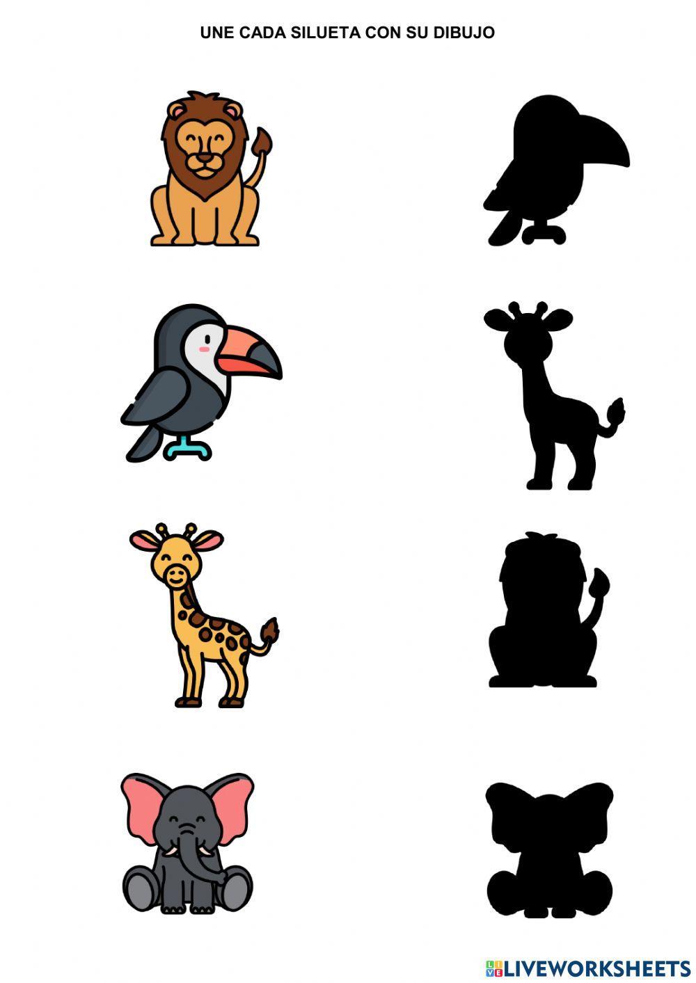 Siluetas de animales