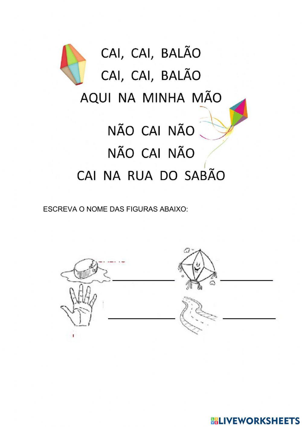 Cai cai balão Cai cai balão