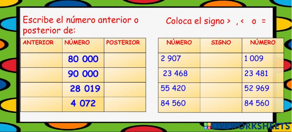 Recordando la decenas de millar