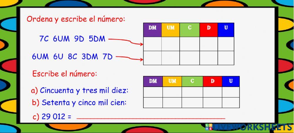 Recordando la decenas de millar