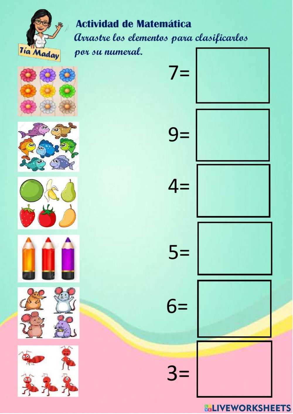 Agrupación de elementos según su cantidad