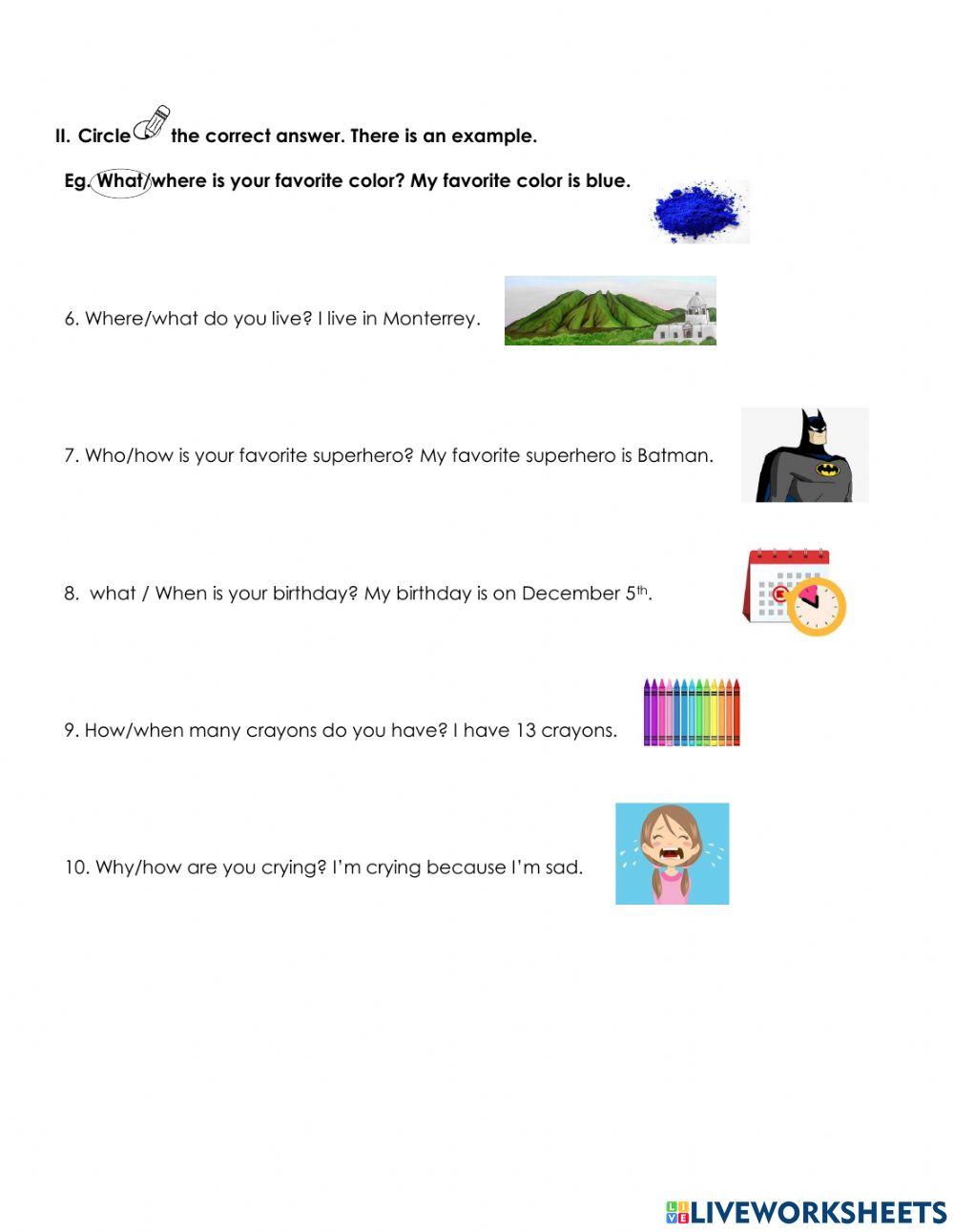 Quizz first grade product 9