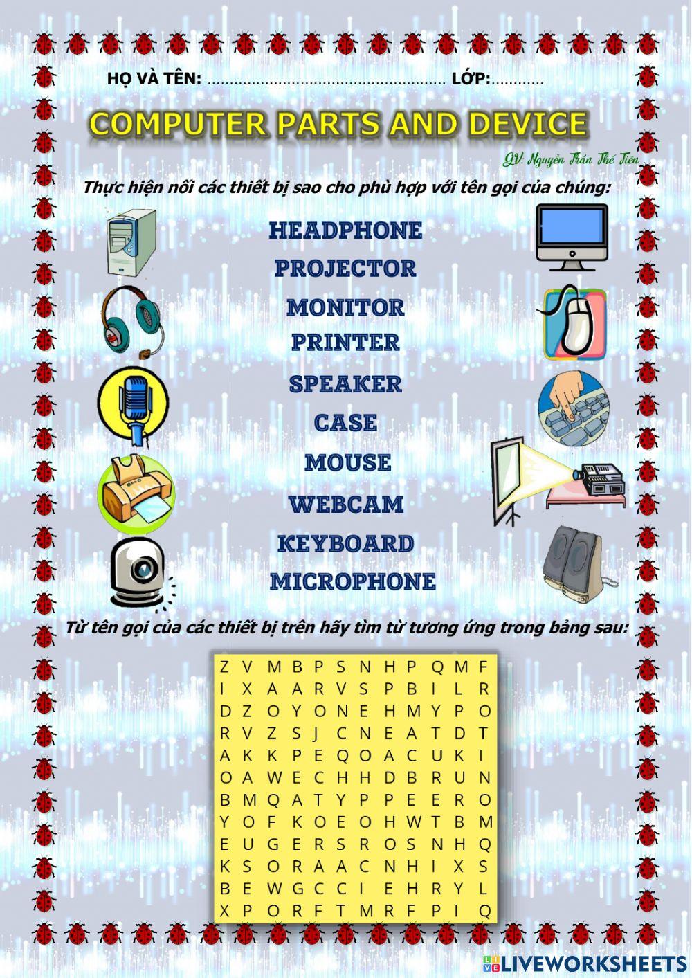 Computer partS and device