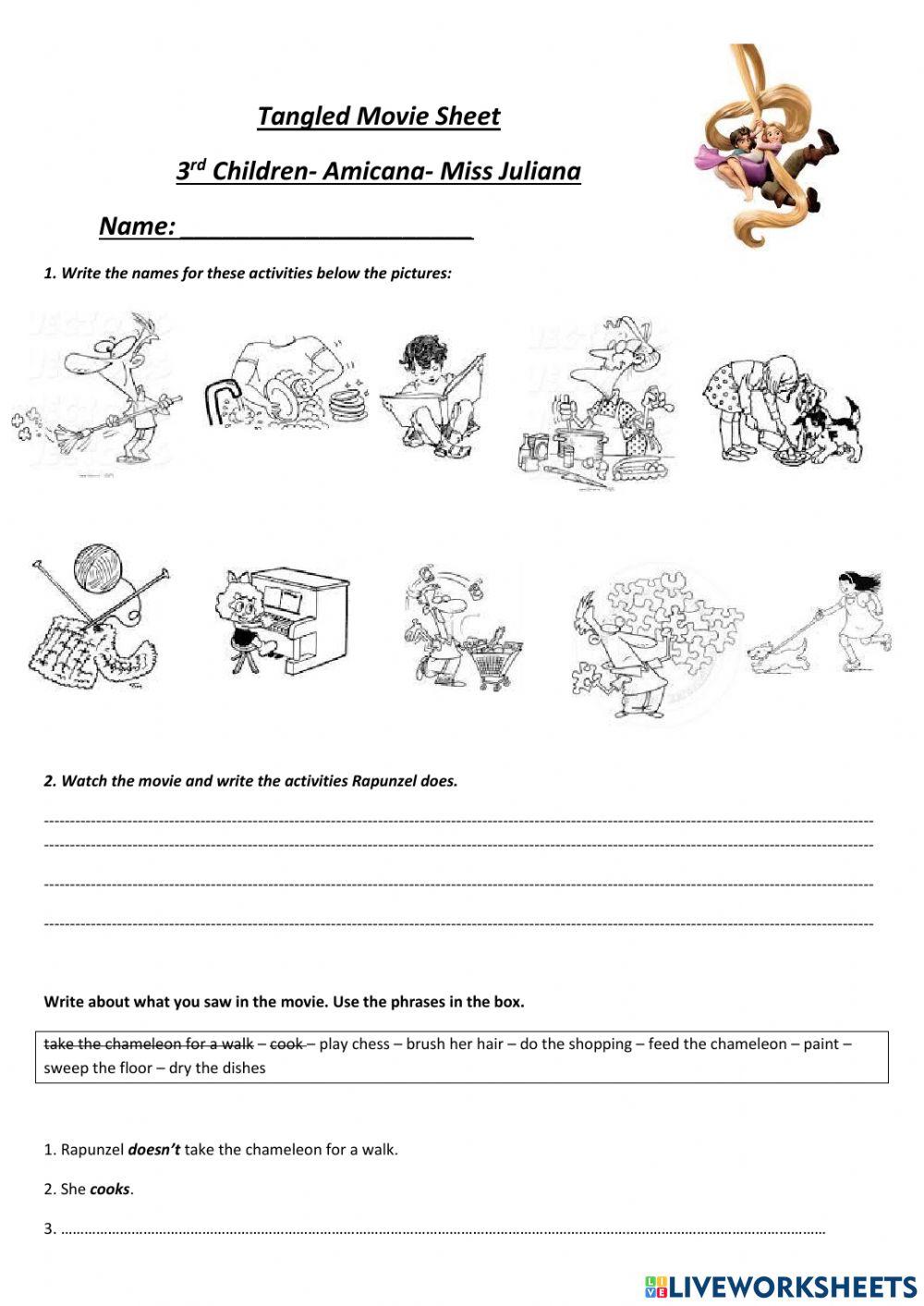 House Chores and Movie Review