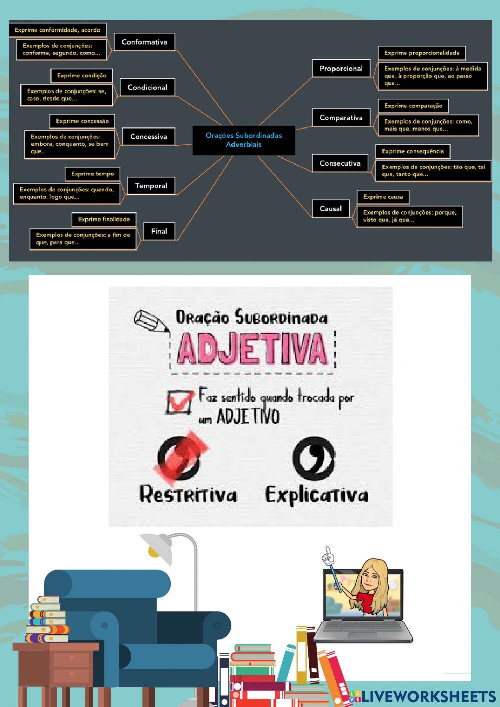 Revisão orações subordinadas