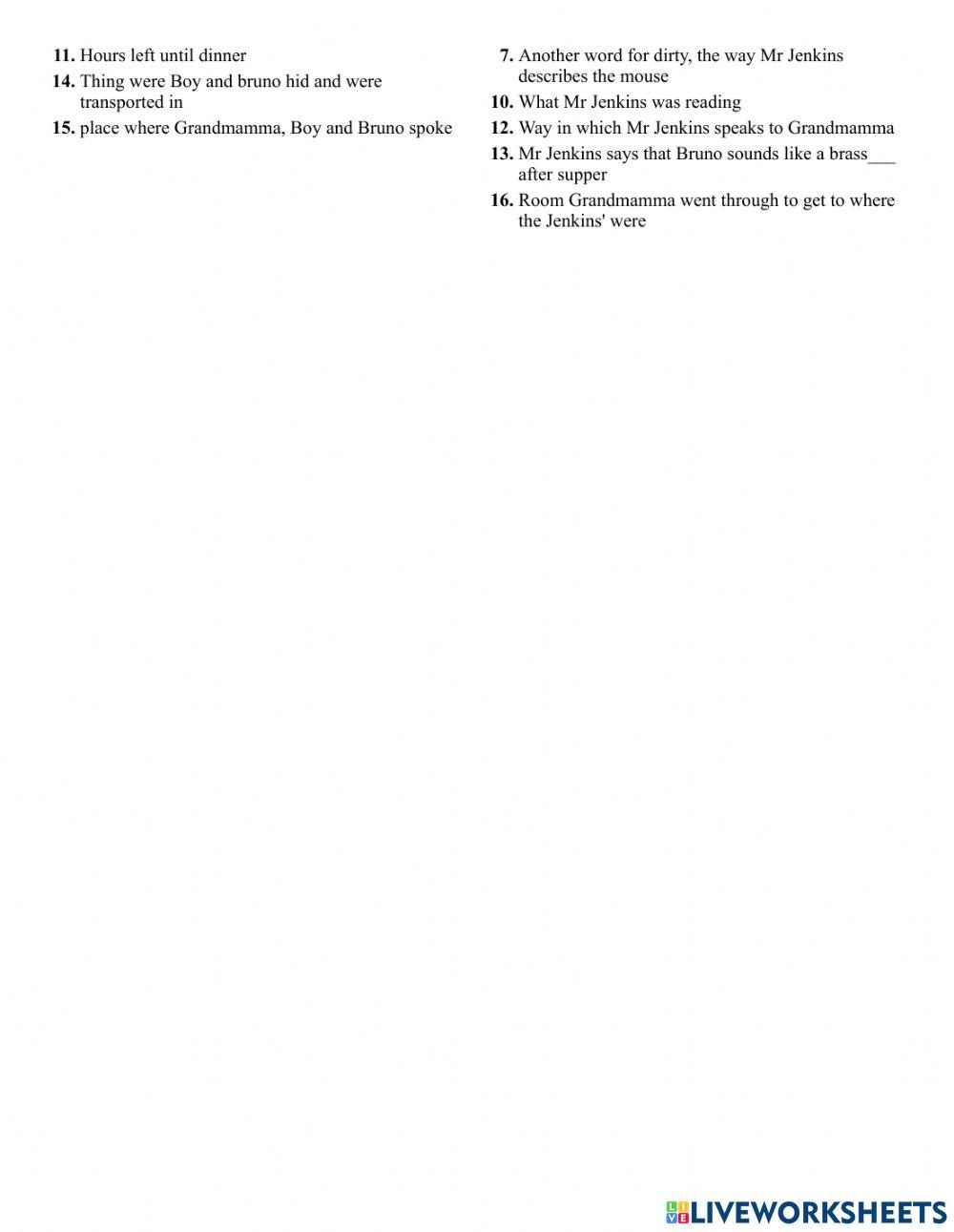 Mr and mrs Jenkins meet Bruno