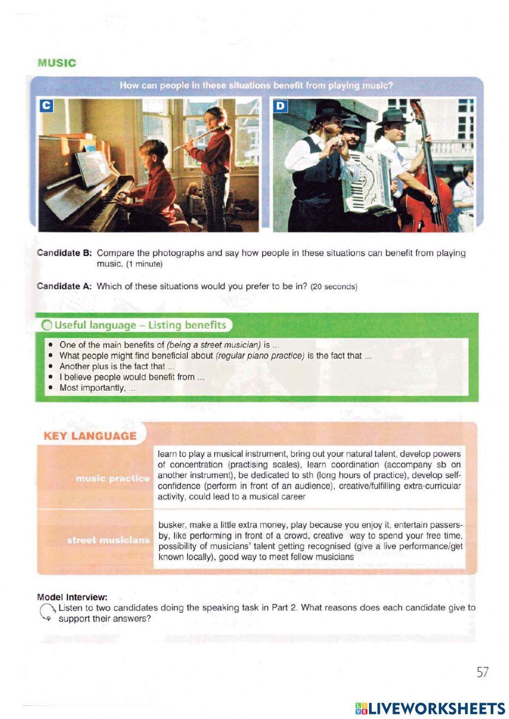 FCE Speaking Test - 3, 4