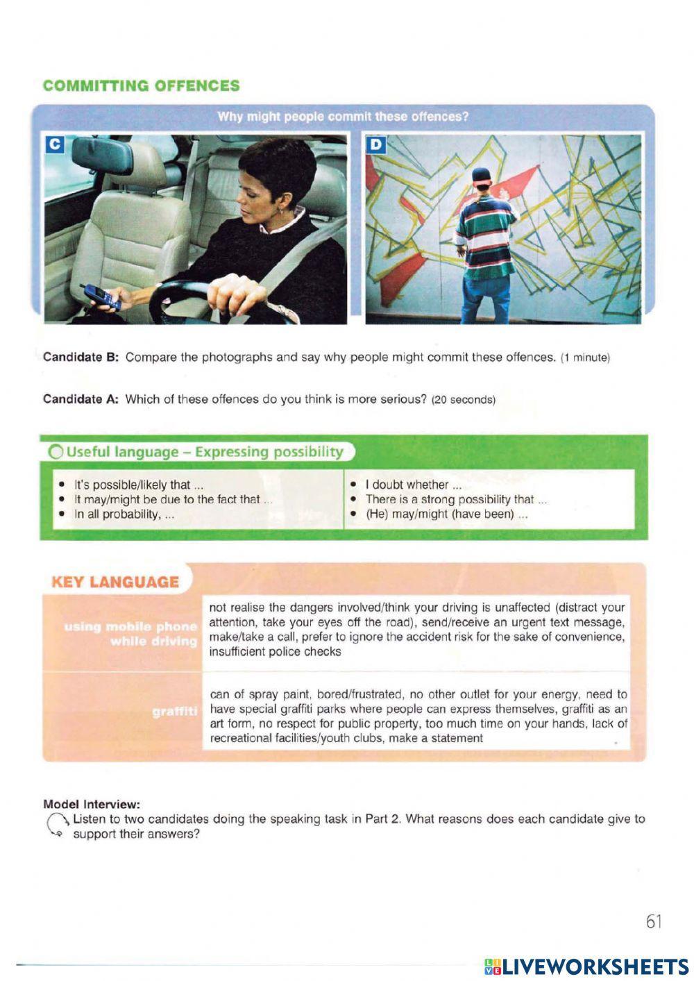 FCE Speaking Test - 3, 4