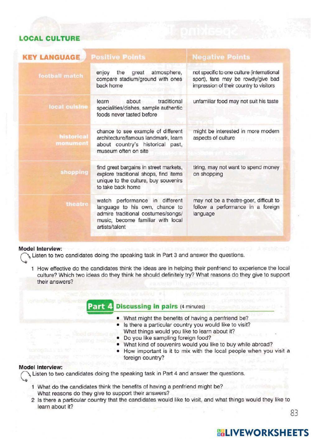 FCE Speaking Test - 9, 10