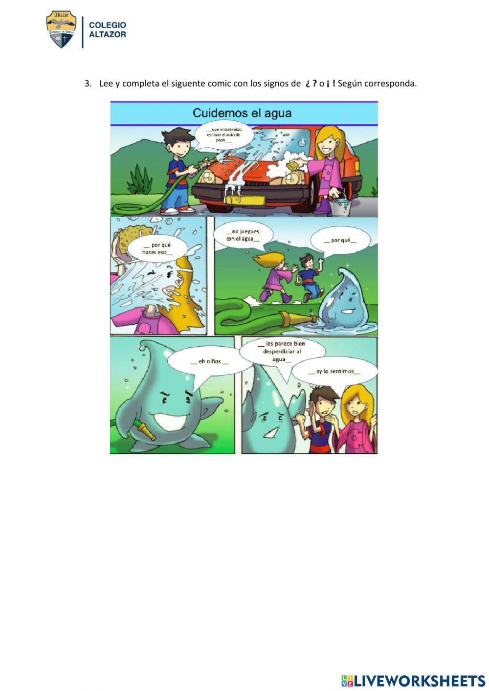 Signos de interrogación y exclamación